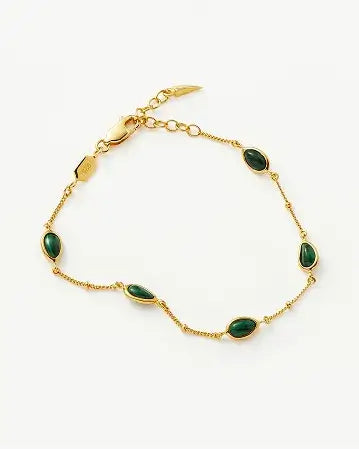 Magma Gemstone Charm Bracelet