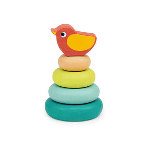 Stacking Tree With Bird Toy Kids