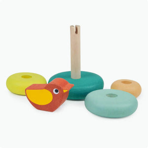 Stacking Tree With Bird Toy Kids