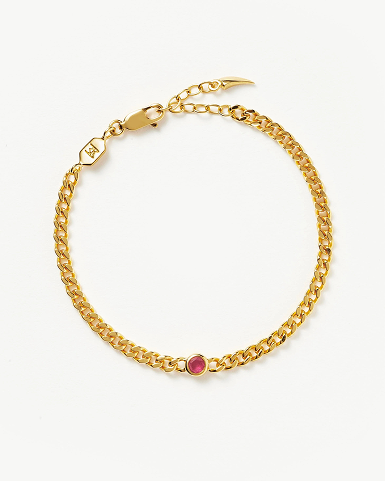 September Birthstone Chain Bracelet