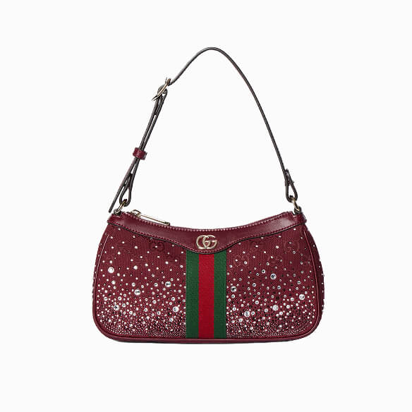 Ophidia crystals small shoulder bag
