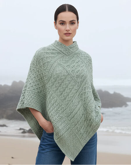 Aran Poncho